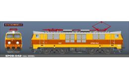 PKP Cargo EP09-042 - ZT Warszawa - DCC Sound