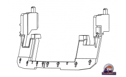 Zgarniacz z gniazdem - szary T1
