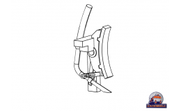 Piasecznica z hamulcem lewa 2 - szara