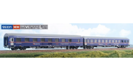 Zestaw 2 wagonów Nightjet ÖBB 1xWLAB,1xBvcmz