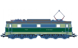 PKP ET21-252 Lok. Kutno Dyr. Warszawa - DCC Sound