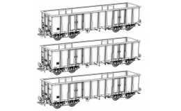 Zestaw 3 wagonów 408Wa Eaos Ep. V