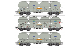Cemet S.A. 408S - set II - zestaw 3 wagonów