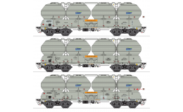 Cemet S.A. 408S - set I - zestaw 3 wagonów